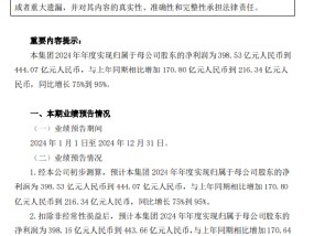 中国人保：预计2024年净利润同比增长75%—95%