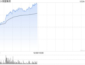 微盟集团早盘涨幅持续扩大逾24% 四个交易日实现翻倍