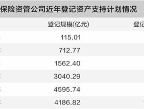 险资着力壮大耐心资本  保险资管资产支持计划登记数量再增长