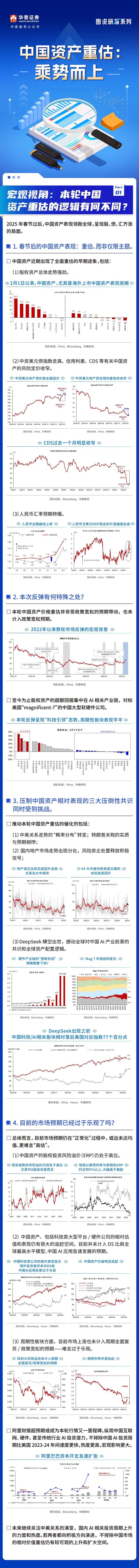 华泰证券：中国资产的相对估值和表现仍有很大的追赶空间